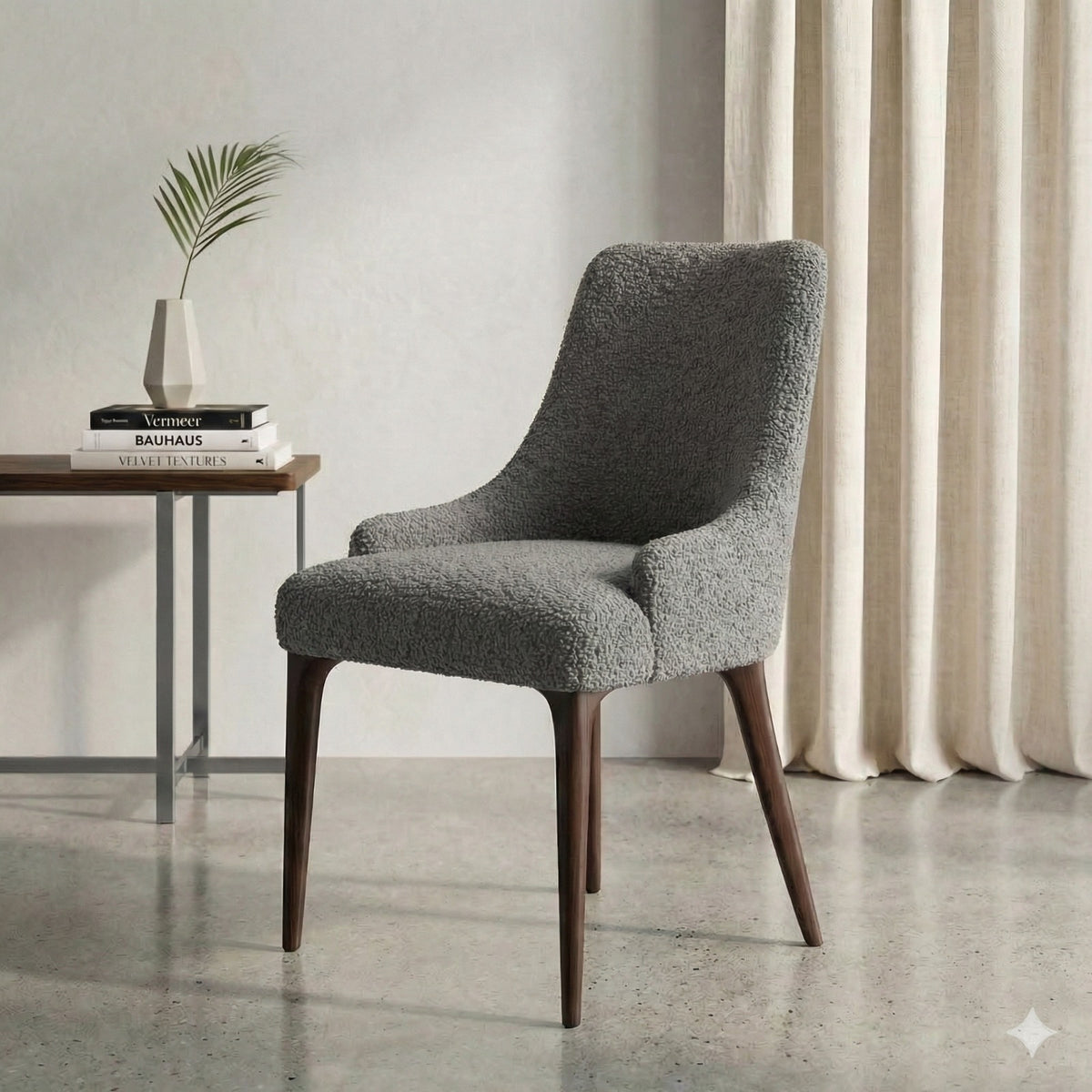 Terry Turkish Chair Cover -Grey