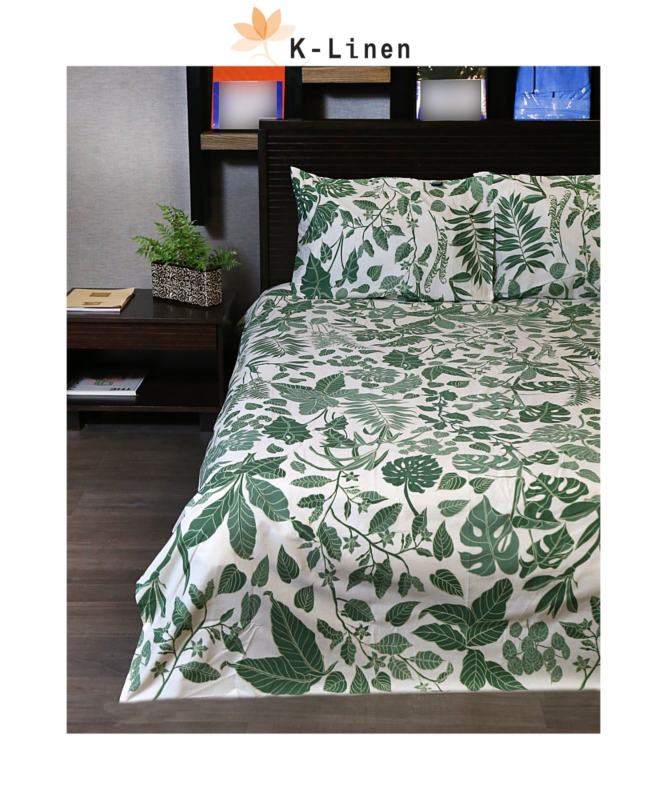 Greenery Cotton Sheet Set