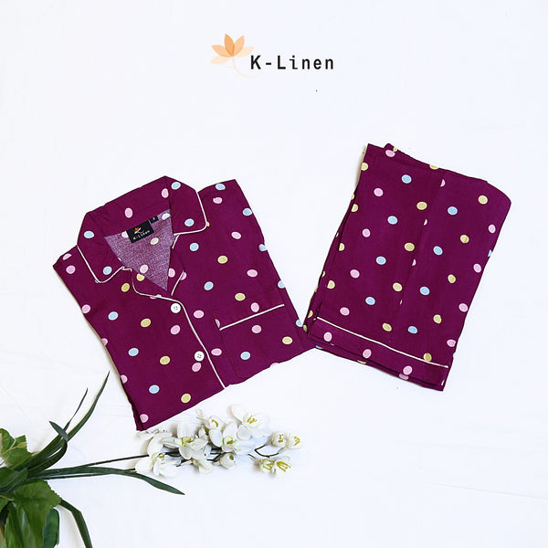 Women Loungewear suite - Polkadot