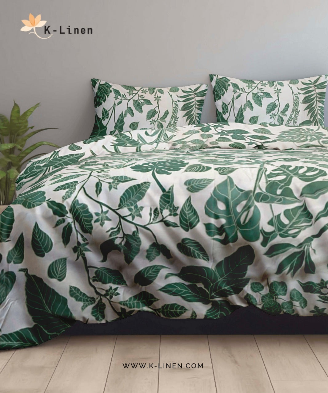 Greenery Cotton Sheet Set