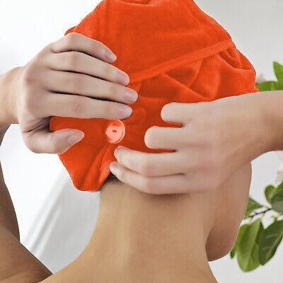 Hair Turban / Hair Towel  - Orange