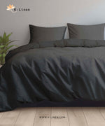 jacquard bedsheet black bed sheet set.