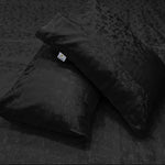 jacquard bedsheet black bed sheet set.