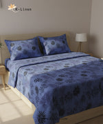 Jacquard Bedsheet Blue