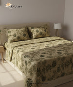 Jacquard Bedsheet Golden