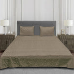 jacquard bedsheet light grey bed sheet set.