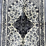 premium prayer mat black grey
