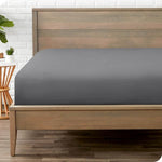 Jersey Bed Fitted Sheet Grey