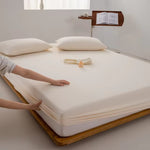 jersey bed fitted skin beige