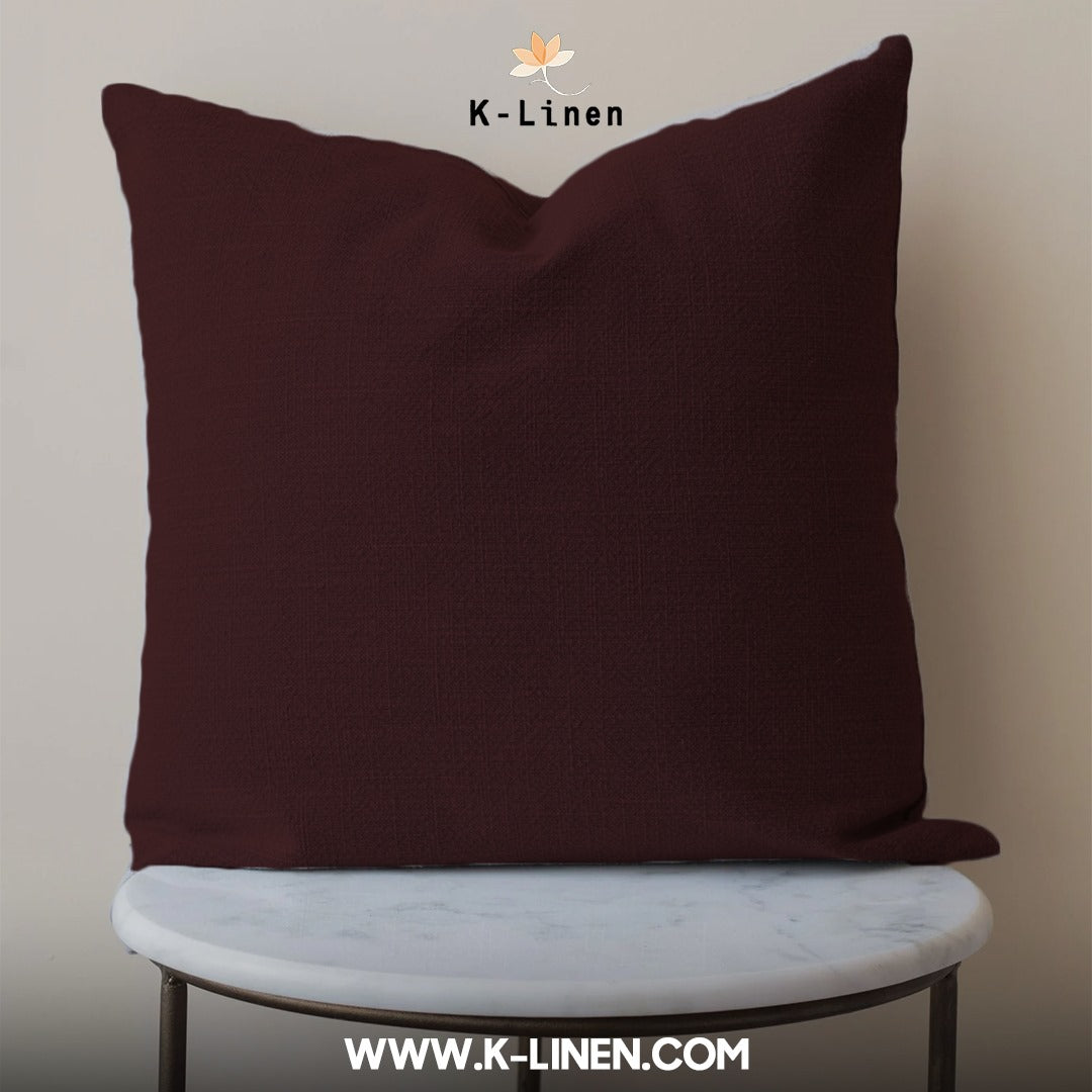 jersey cushion cover brown cushion cover.