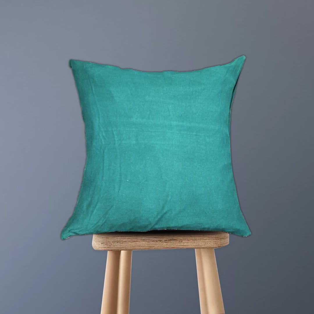 jersey cushion cover green cushion cover.