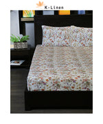 jersey printed bed fitted sheet