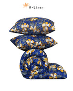 poly cotton bed sheet set kerria bed sheet set.