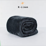 charcoal microfiber plush blanket blanket.