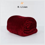 maroon microfiber plush blanket blanket.