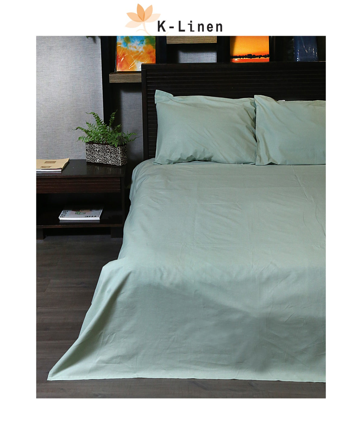 Light bed sheet set 