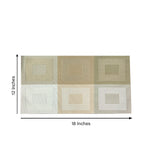Luna Table Matt - Pack of 6 Pcs