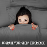 Microfiber Grey Dyed Solid Bed Sheet Set