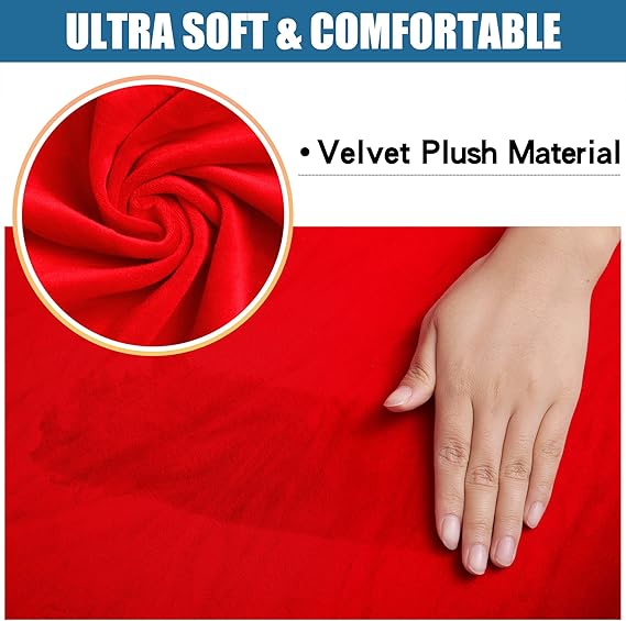 modern velvet dining chair seat cover maroon