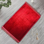 premium velvet prayer mat iman