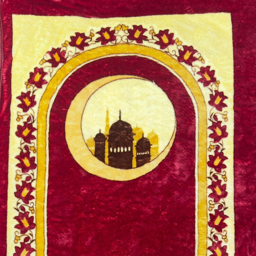 premium velvet prayer mat isra