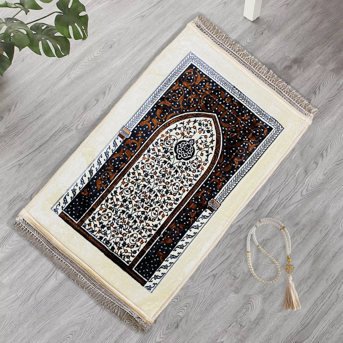 premium velvet prayer mat noor