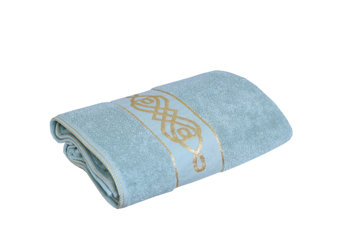 premium bath set light blue bath set.