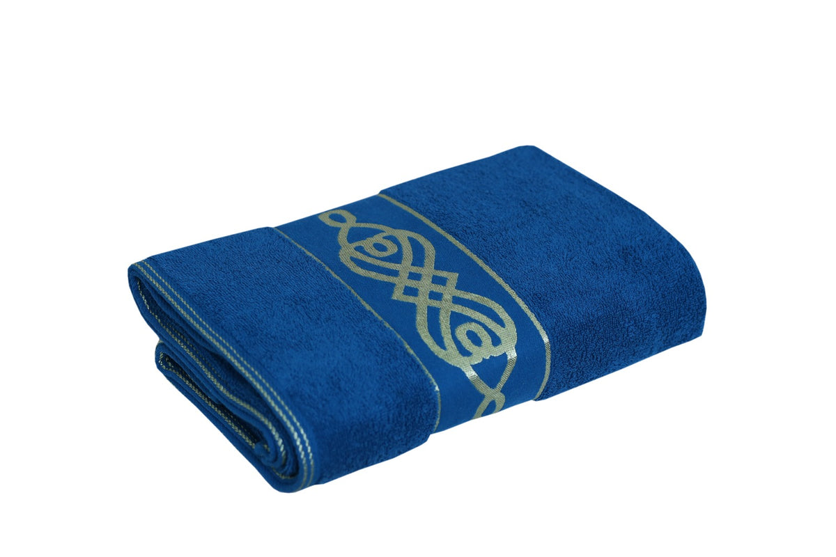 premium bath set blue bath set.