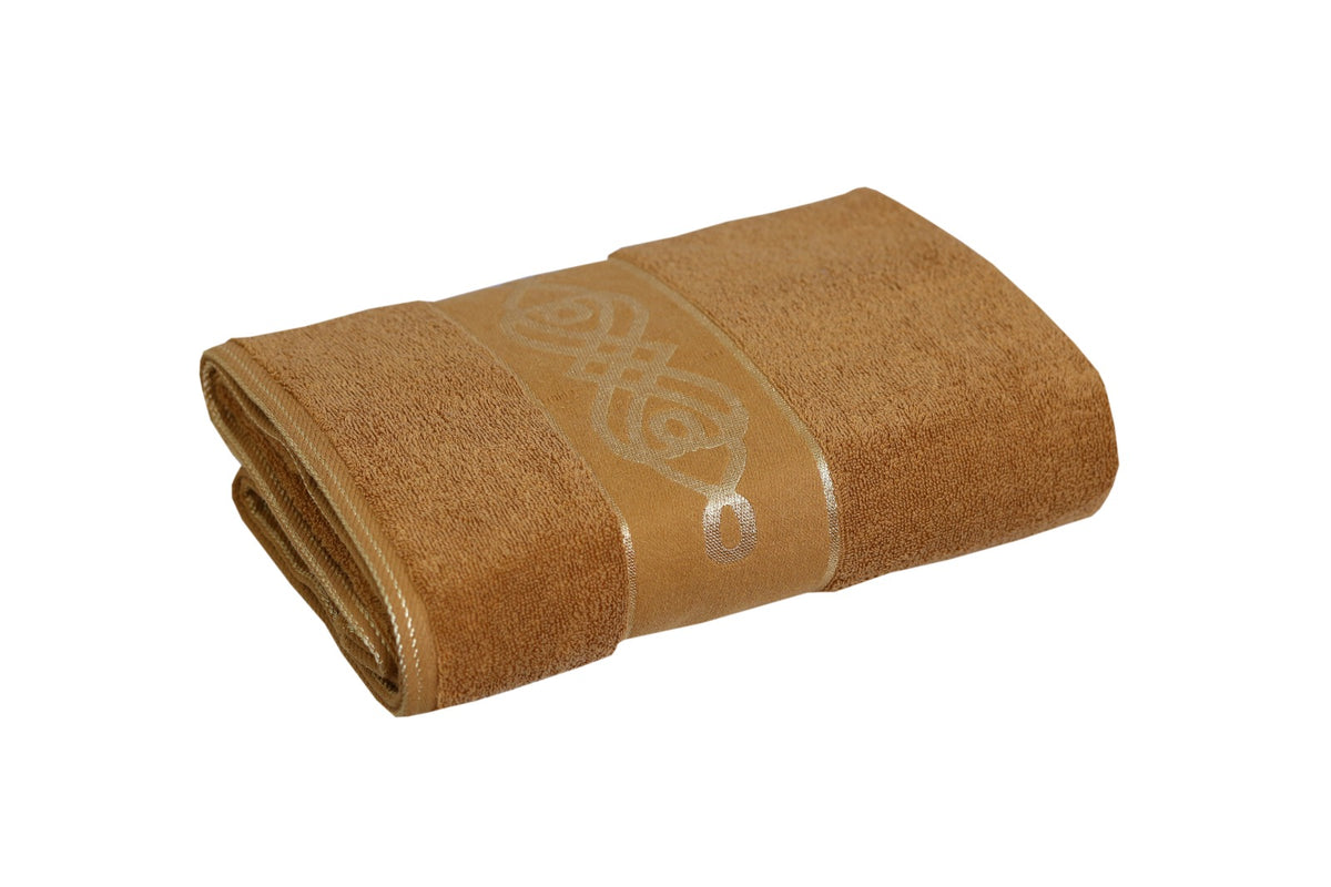 premium bath set camel brown bath set.