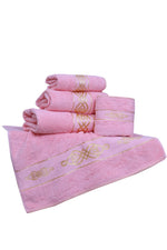 premium bath set pink bath set.