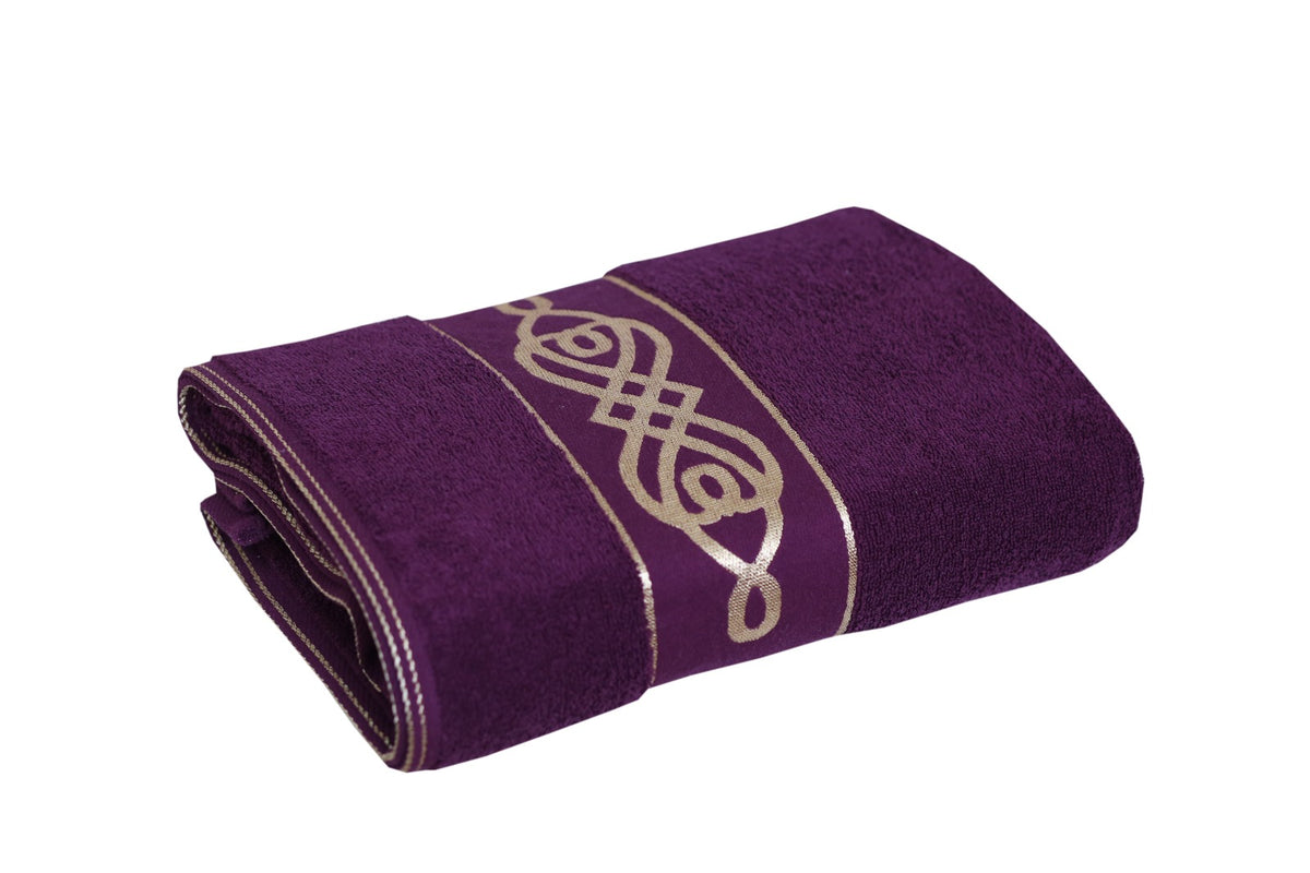 premium bath set purple bath set.