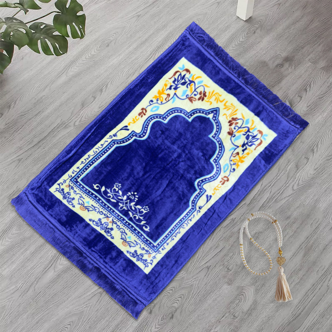 Premium Velvet Prayer Mat Barakah