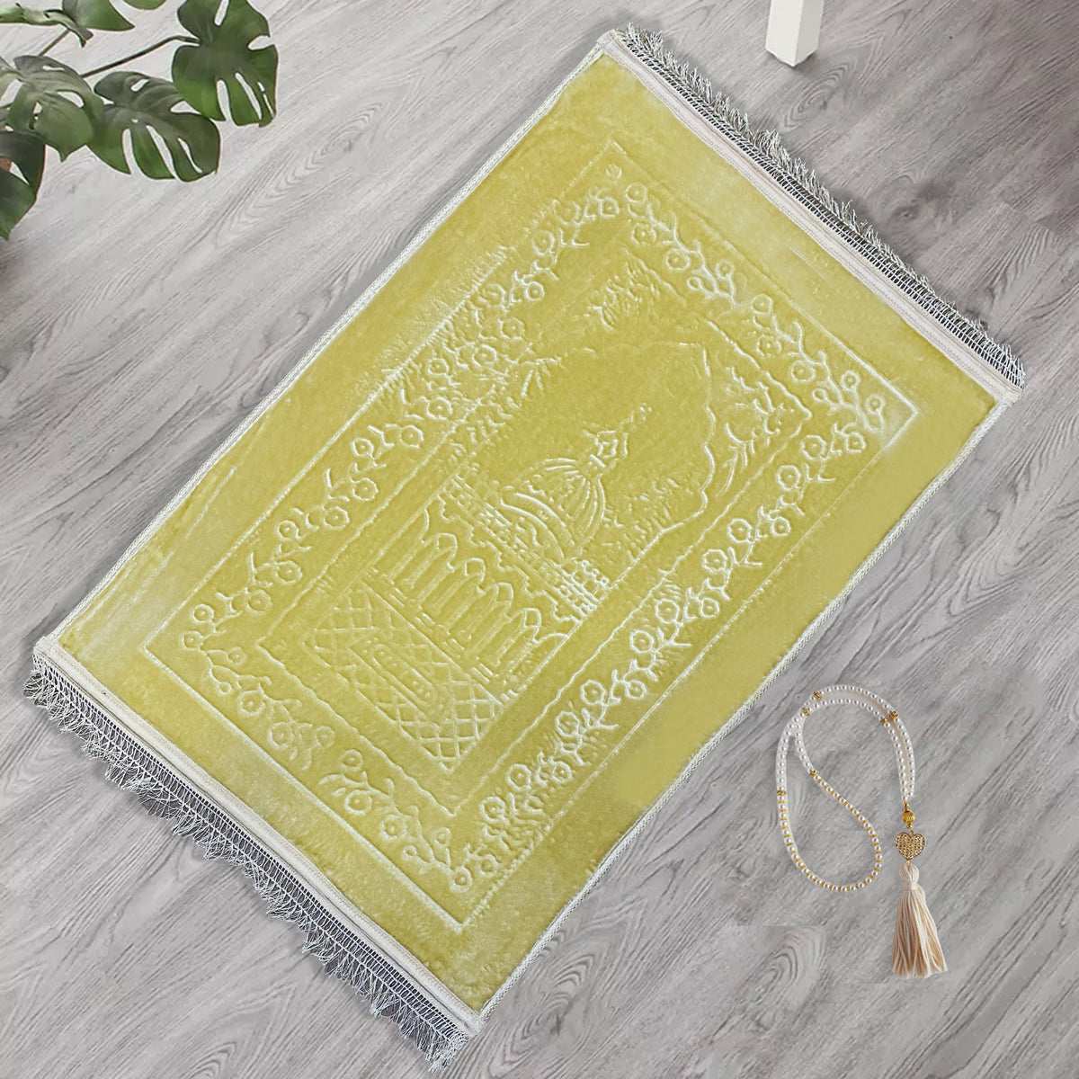 premium velvet prayer mat fajr