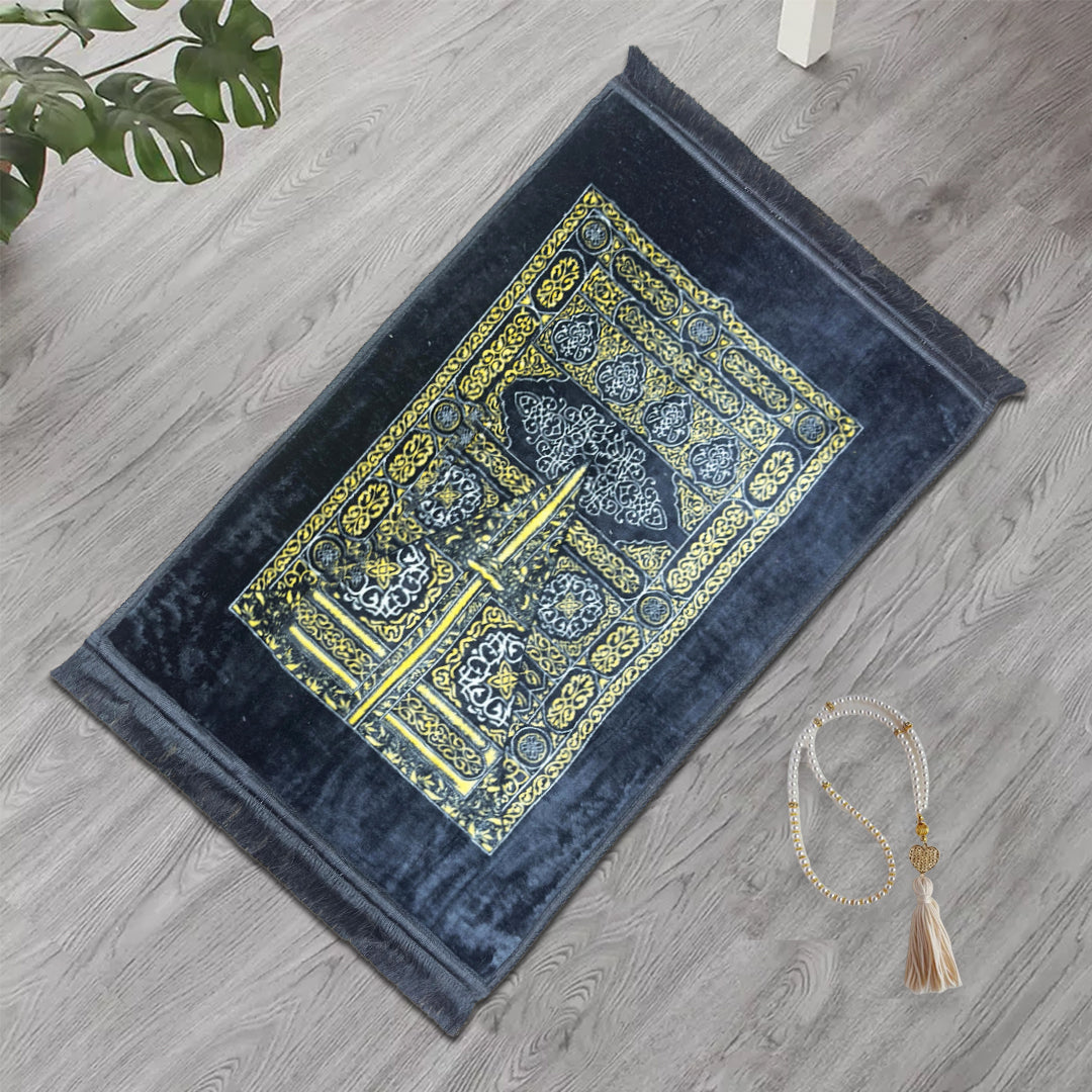 premium velvet prayer mat bab ar rahmah