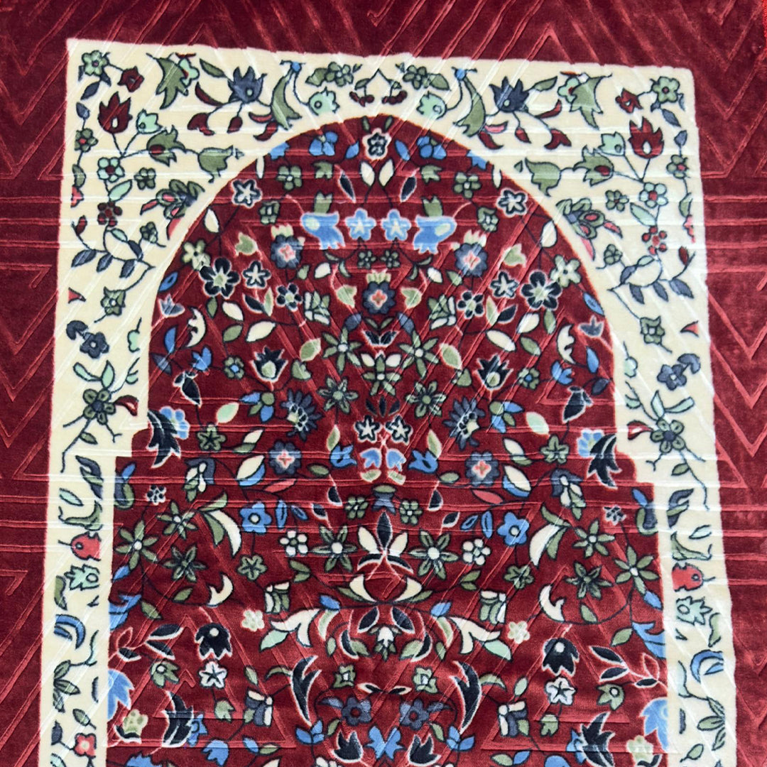 premium velvet prayer mat safa