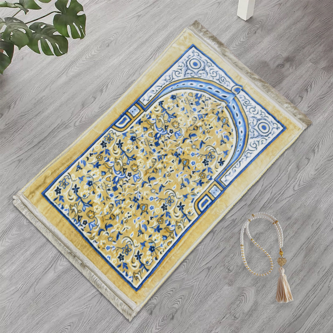 premium velvet prayer mat tazkiyah