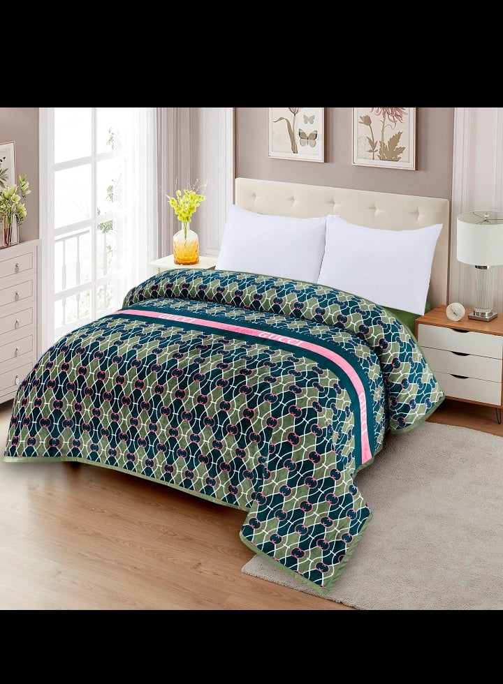 printed fleece blanket gucci green blanket.