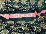 printed fleece blanket gucci green blanket.