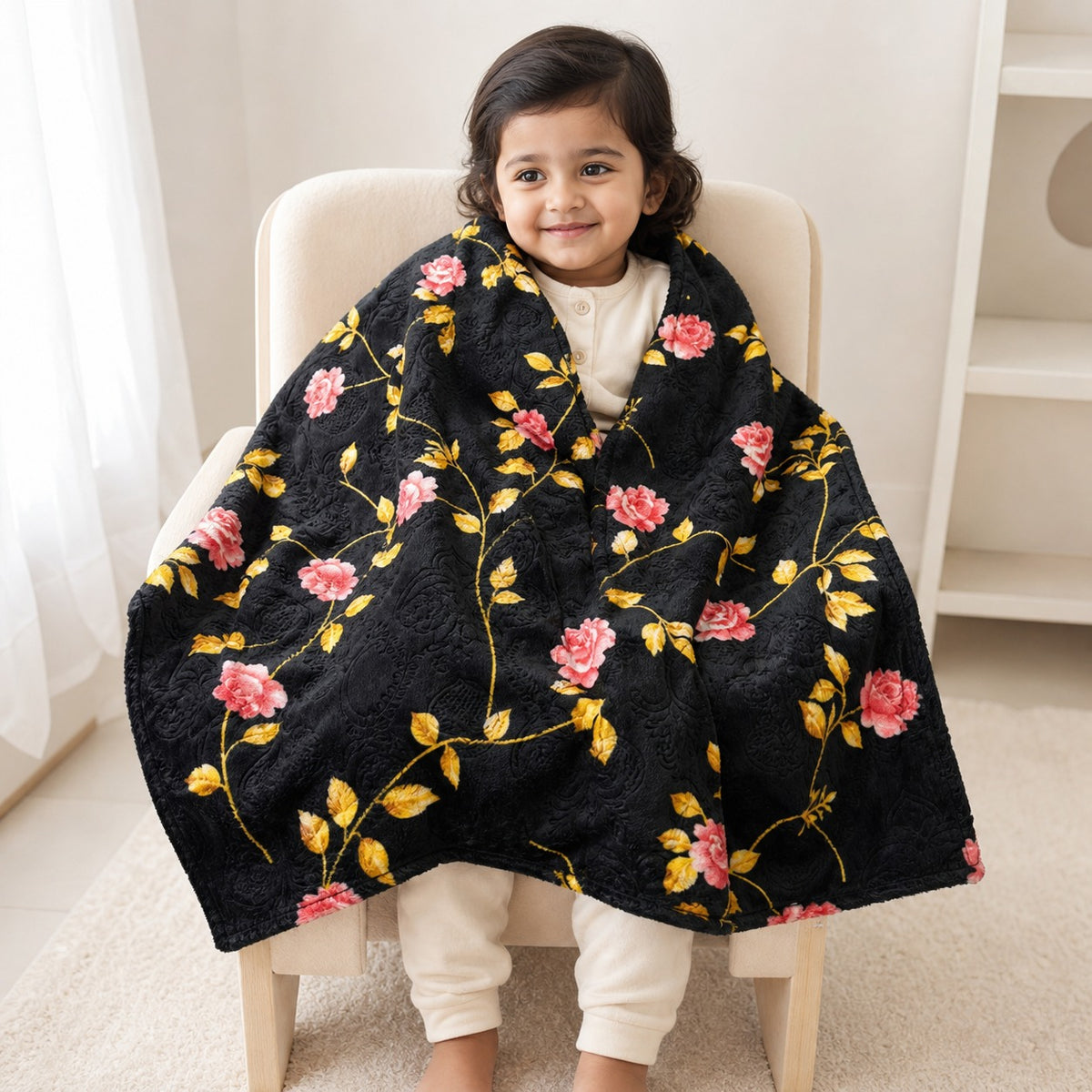 Printed Kids Blanket Sleepy