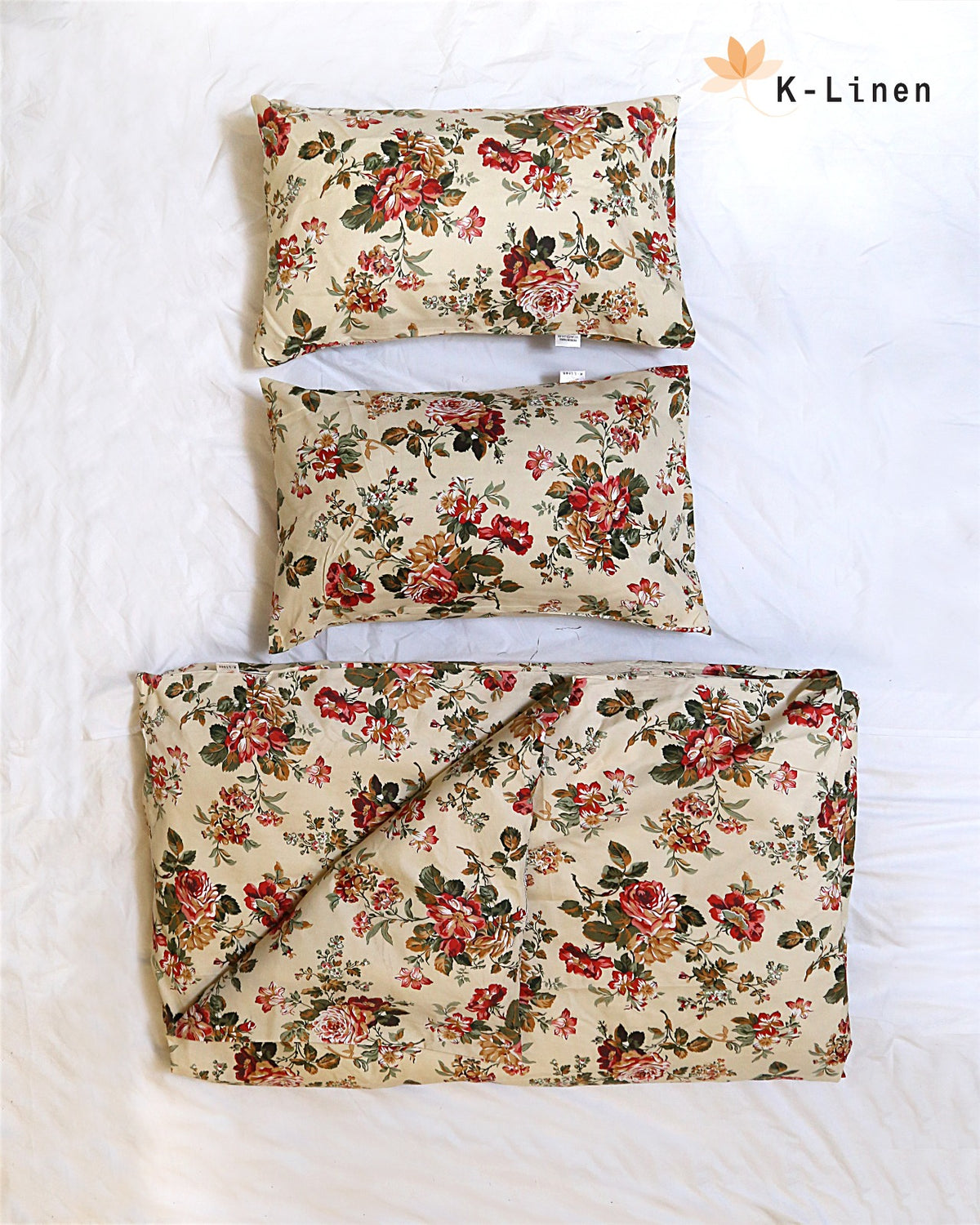 rosette bed sheet bed sheet.