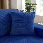 Stripe Jacquard Cushion Cover Blue