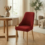 Stripe Jacquard Turkish Chair Cover Maroon