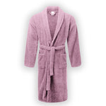 terry premium bathrobe pink