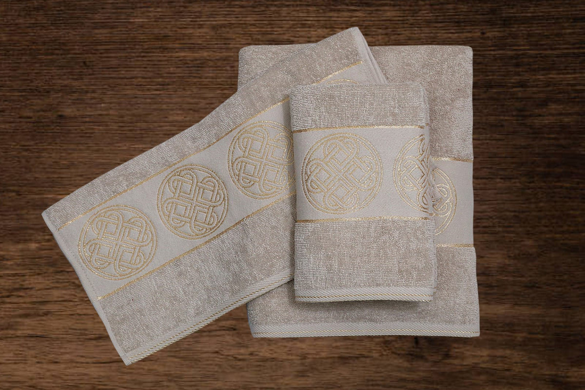ultra absorb towel Beige towel.