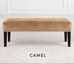 Velvet Bedside Setty Cover - Camel