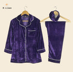 women velvet suite suit.