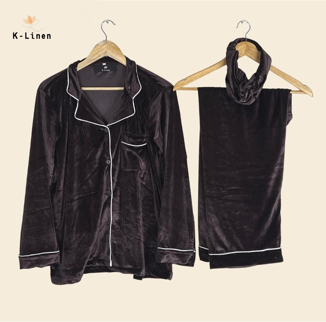 Women Velvet suite - Black