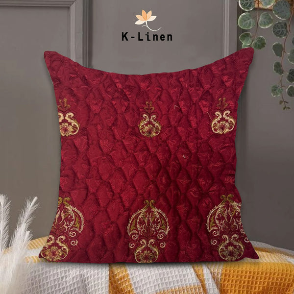 Quilted Cushion Cover - Embossa - Pack Of Two