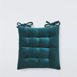 Velvet Chair Pad - Emerald