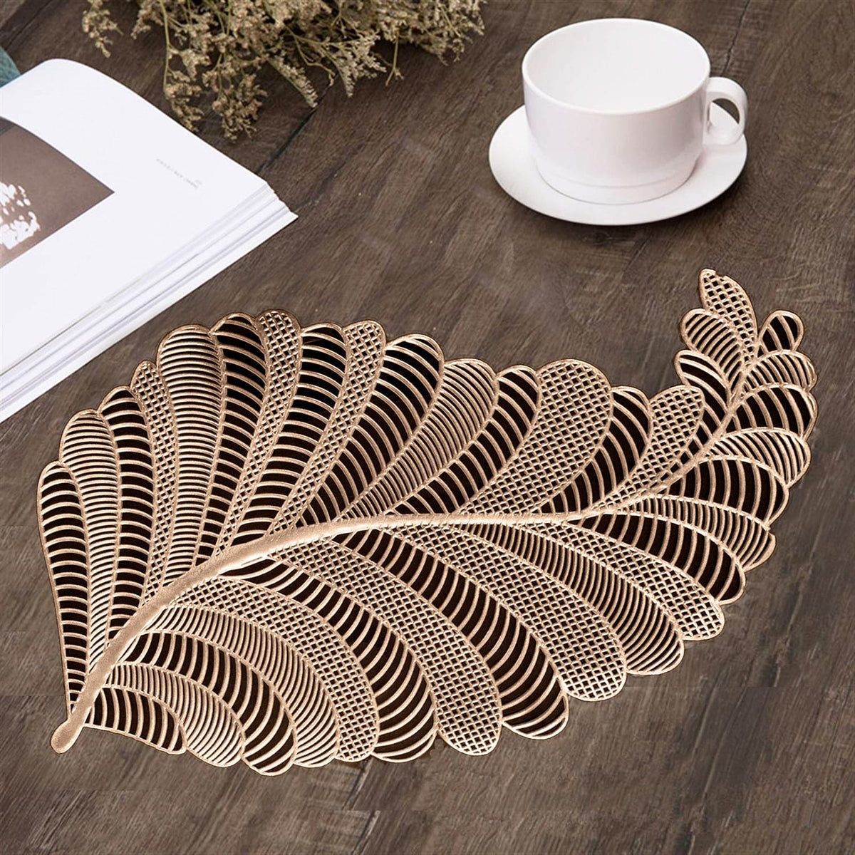 Willow Leaf Table Matt - Pack of 6 Pcs
